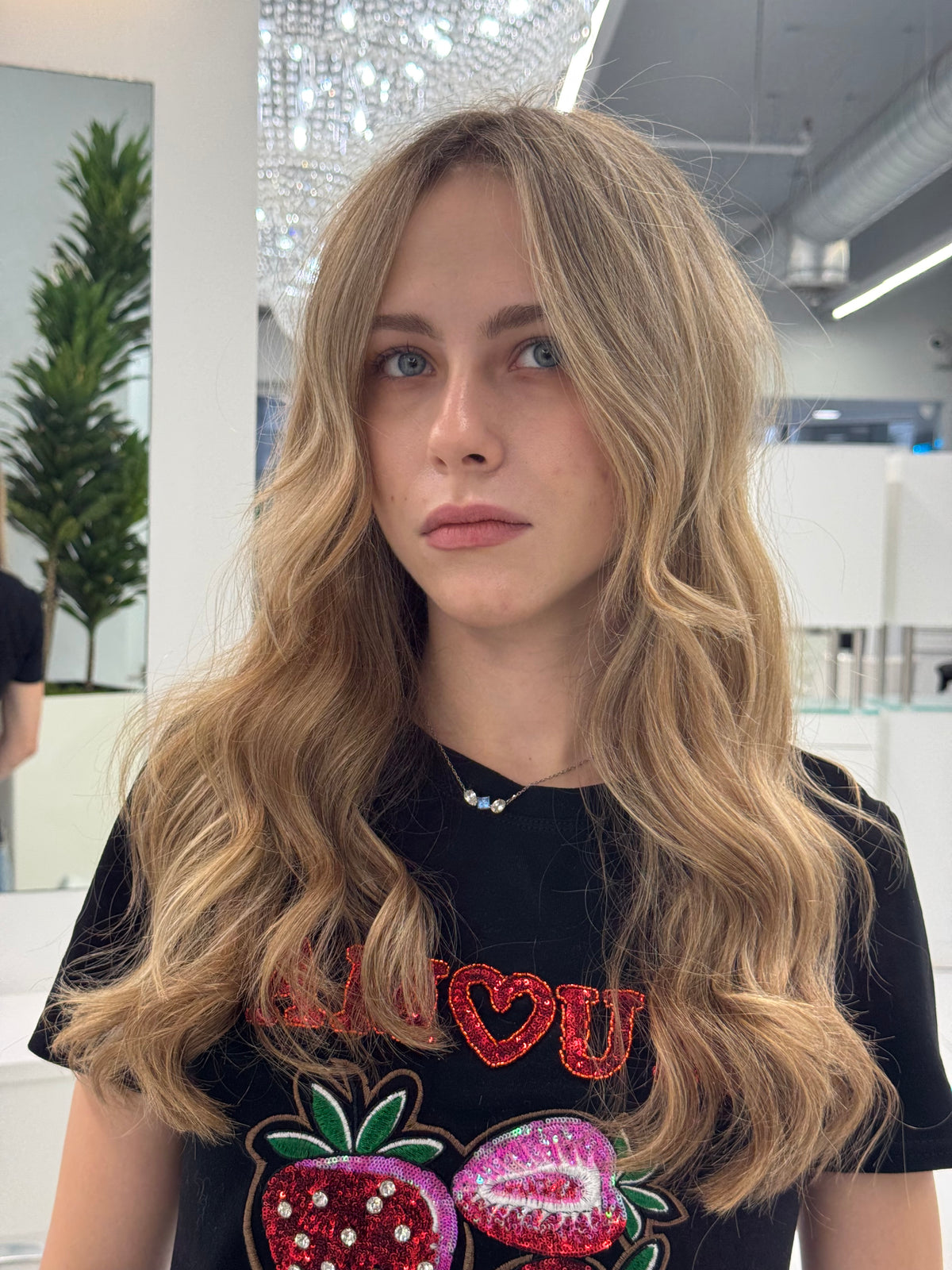 Balayage after the appointment at Hair Shak Salon Miami