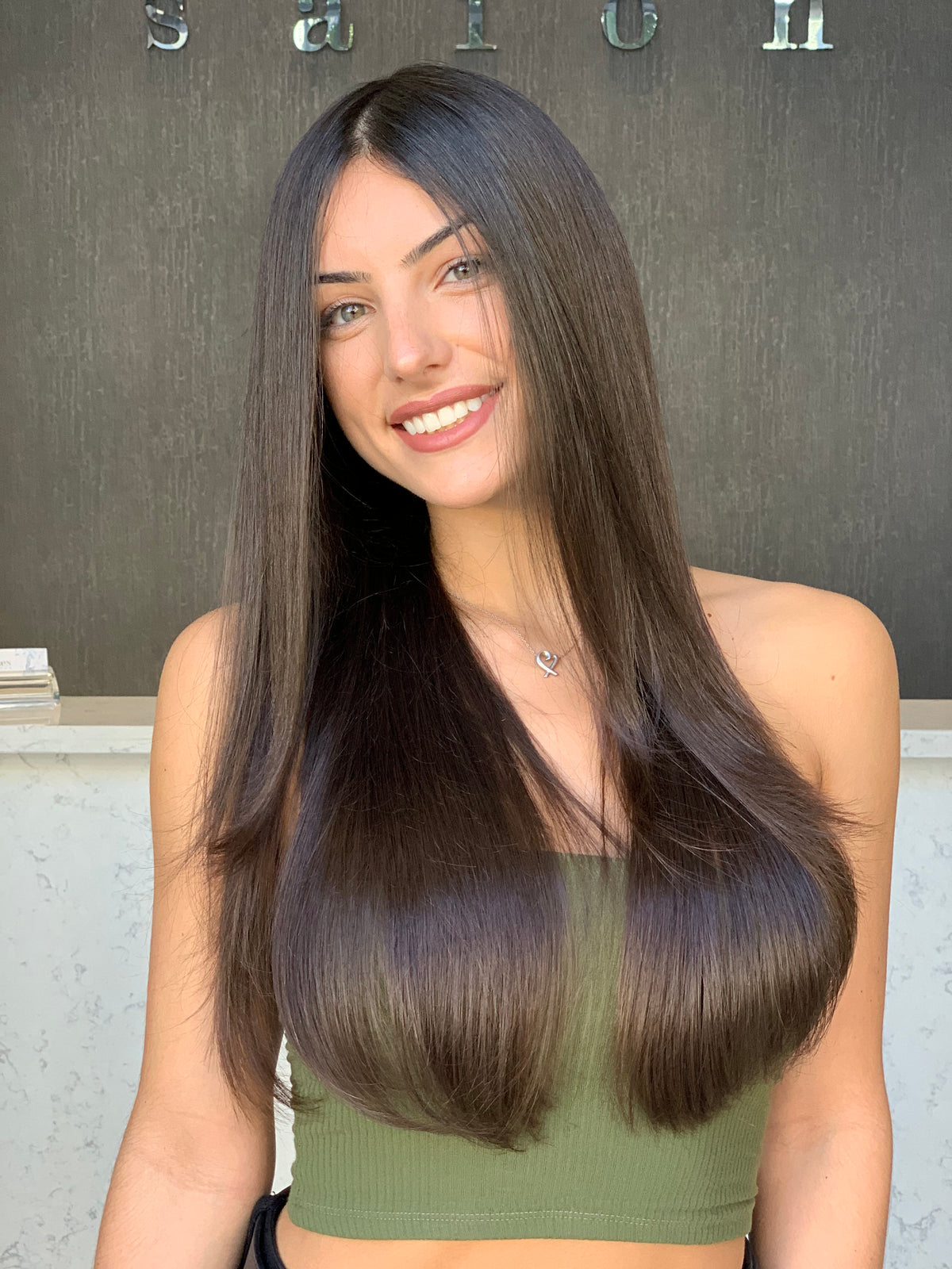 Women's haircut by Shak at Hair Shak Salon Miami